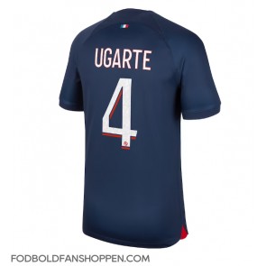 Paris Saint-Germain Manuel Ugarte #4 Hjemmebanetrøje 2023-24 Kortærmet